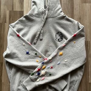 Gray BB club hoodie.
